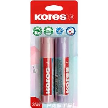 KORES Lepicí tyčinka Pastel 2 × 20 g (9023800128270)