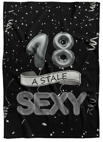 Deka Stále sexy – Černá (věk: 18, Podšití beránkem: NE)