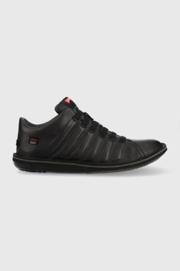 Kožené sneakers boty Camper Beetle černá barva