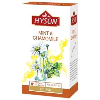Hyson Chamomile & Mint, bylinný čaj (20 sáčků) (H013020)
