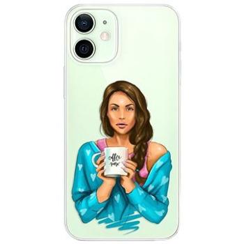 iSaprio Coffe Now - Brunette pro iPhone 12 mini (cofnobru-TPU3-i12m)