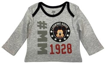 EPlus Dětské tričko - Mickey Mouse šedé Velikost nejmenší: 6 měsíců