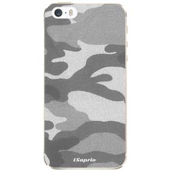 iSaprio Gray Camuflage 02 pro iPhone 5/5S/SE (graycam02-TPU2_i5)