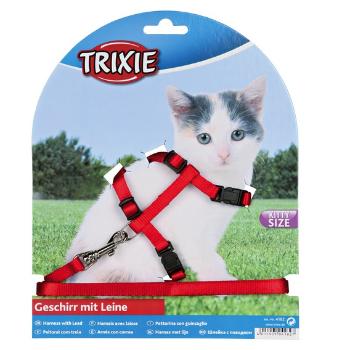 Postroj (trixie) CAT pro koťata s vodítkem  - 8mm/19-31cm/1,2m