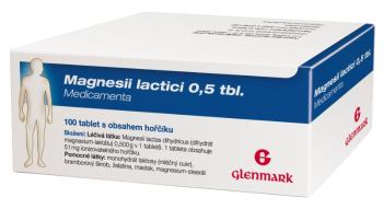 Glenmark Magnesii Lactici 0.5g 100 tablet 100 ks