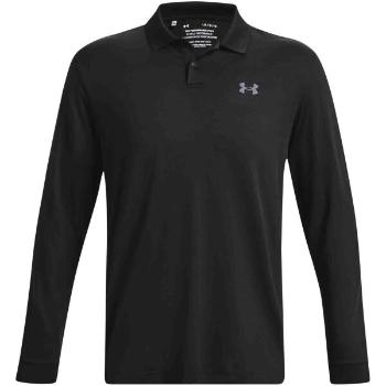 Under Armour PERFORMANCE 3.0 LS POLO Pánské tričko, černá, velikost