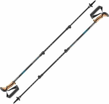 Leki Khumbu Lite AS Black/Petrol/Dark Anthracite 100 - 135 cm Turistické hole