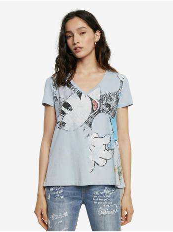 Desigual modré tričko TS Minnie