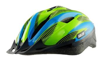 Dětská cyklo helma SULOV® JR-RACE-B, vel S/50-53cm, modro-zelená, 55 - 56