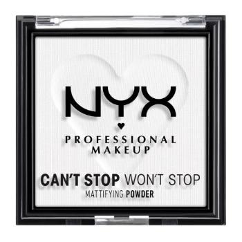 NYX Professional Makeup Can't Stop Won't Stop Mattifying Powder 6 g pudr pro ženy 11 Bright Translucent