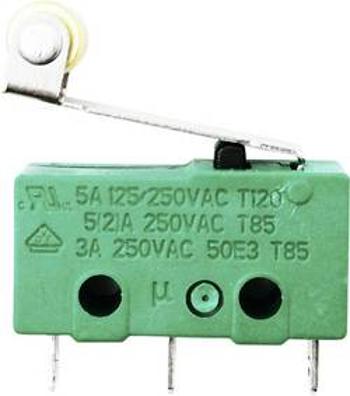 Mikrospínač - páka s rolnou TRU COMPONENTS TC-9134620, 250 V/AC, 5 A