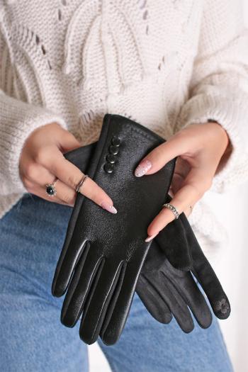 Černé rukavice Meline