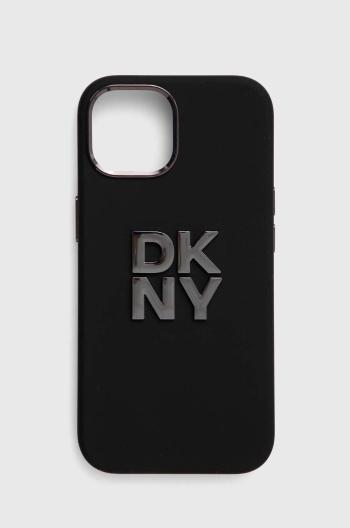 Obal na telefon Dkny iPhone 15 / 14 / 13 6.1" černá barva, DKHCP15SSMCBSK