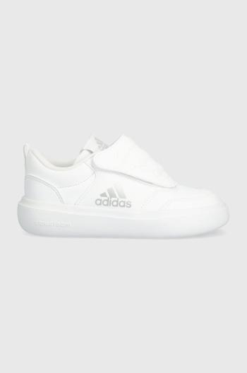 Dětské sneakers boty adidas bílá barva