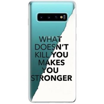 iSaprio Makes You Stronger pro Samsung Galaxy S10 (maystro-TPU-gS10)