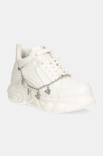 Sneakers boty Buffalo Cld Corin Chain Butterfly bílá barva, 1636180-WHT