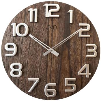 JVD Nástěnné hodiny dřevěné HT97.3