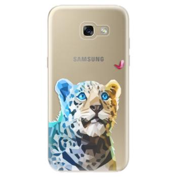 Odolné silikonové pouzdro iSaprio - Leopard With Butterfly - Samsung Galaxy A5 2017