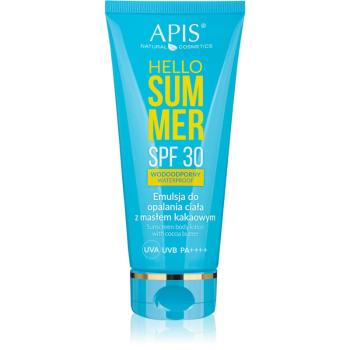 Apis Natural Cosmetics Hello Summer opalovací tělové mléko SPF 30 200 ml