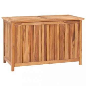 Zahradní úložný box teak Dekorhome 90 cm