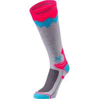 Klimatex TOLI Dětské lyžařské ponožky, šedá, velikost 27-30
