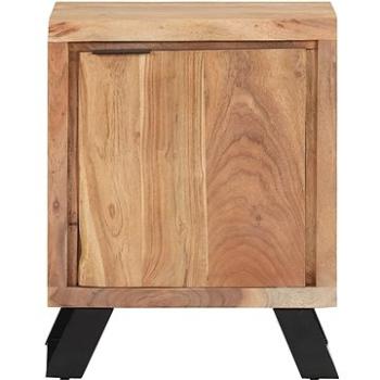SHUMEE Noční stolek 40 × 30 × 50 cm masivní akáciové dřevo živé hrany, 323519 (323519)