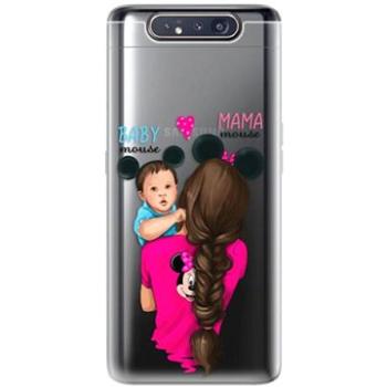 iSaprio Mama Mouse Brunette and Boy pro Samsung Galaxy A80 (mmbruboy-TPU2_GalA80)
