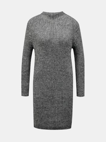 Šedé svetrové šaty Jacqueline de Yong-Abia