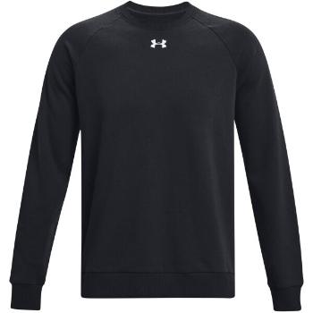 Under Armour RIVAL FLEECE CREW Pánská mikina, černá, velikost