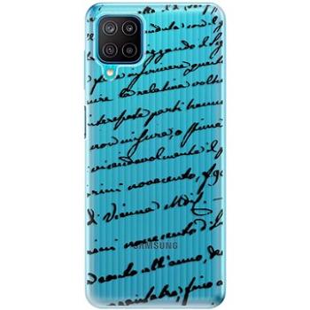 iSaprio Handwriting 01 - black pro Samsung Galaxy M12 (hawri01b-TPU3-M12)