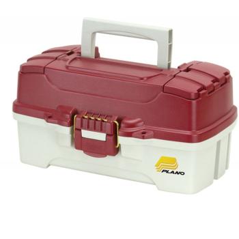 Plano Kufr Tray Tackle Box Red Metallic