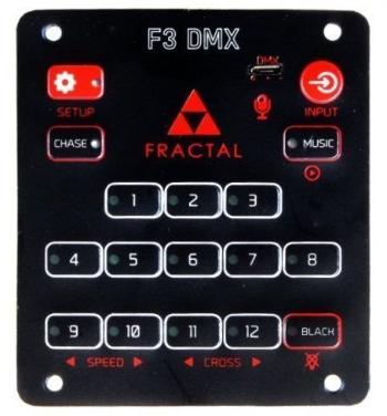 Fractal Lights F3 DMX Control Bezdrátový systém pro ovládání světel