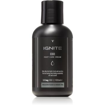 Ignite CBD Meadow Foam & Green Tea 500mg hydratační krém na nohy 100 ml