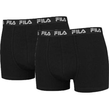 Fila MAN BOXERS 2 PACK Pánské boxerky, černá, velikost XXL