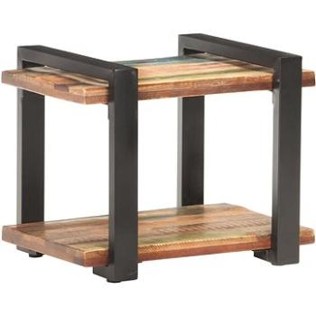 Noční stolek 50 × 40 × 40 cm masivní recyklované dřevo (320491)