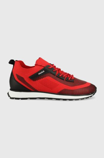 Sneakers boty HUGO Icelin červená barva