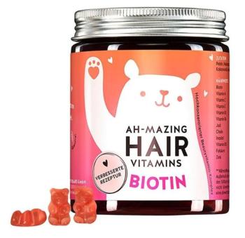 Bears With Benefits Ah-mazing Vitaminy pro zdravé vlasy s biotinem 60 ks