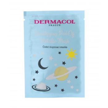 Dermacol Beautifying Peel-off Metallic Mask Cleansing 15 ml pleťová maska pro ženy na všechny typy pleti