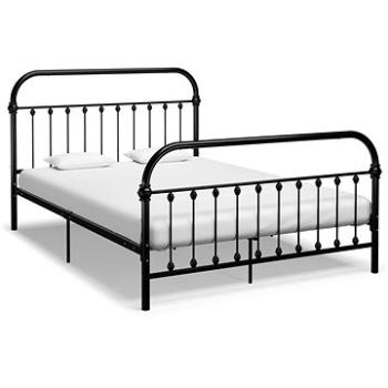 Rám postele černý kov 140x200 cm (284501)