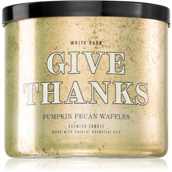 Bath & Body Works Pumpkin Pecan Waffles vonná svíčka 411 g