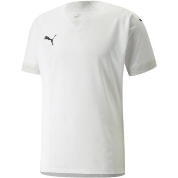 Puma TEAM FINAL JERSEY TEE Pánské fotbalové triko, bílá, velikost