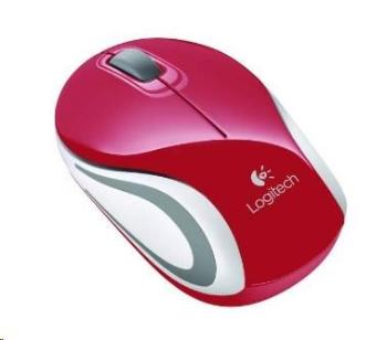 Logitech Wireless Mini Mouse M187, red