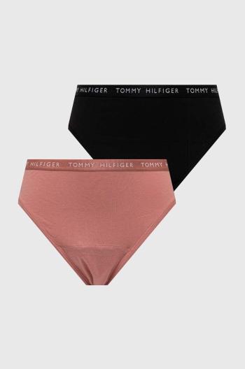 Menstruační kalhotky Tommy Hilfiger 2-pack růžová barva, UW0UW05221