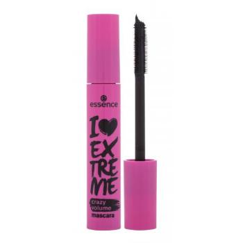 Essence I Love Extreme Crazy Volume 12 ml řasenka pro ženy Ultra Black objemová řasenka