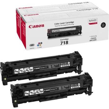 Canon CRG-718BK Twin Pack - originální, 2662B005