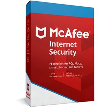 McAfee Internet Security (elektronická licence)