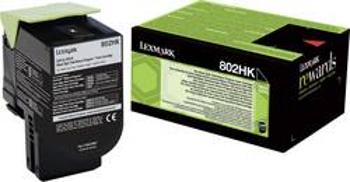 Lexmark toner 802HK CX410 CX510 80C2HK0 originál černá 4000 Seiten