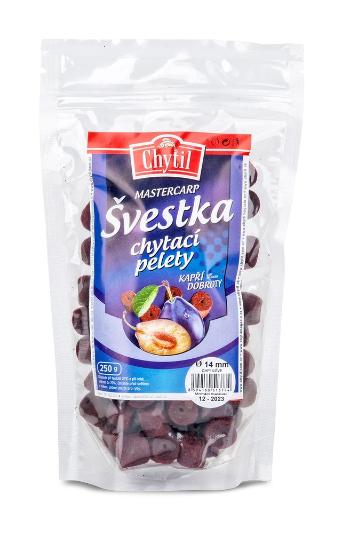 Chytil Chytací pelety s dírou 250 g - Švestka 20mm