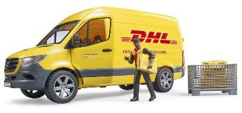 Bruder 2671 Mercedes-Benz Sprinter DHL s řidičem a příslušenstvím