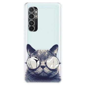 Odolné silikonové pouzdro iSaprio - Crazy Cat 01 - Xiaomi Mi Note 10 Lite